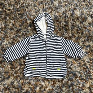 Zara Baby Navy and White Striped Jacket